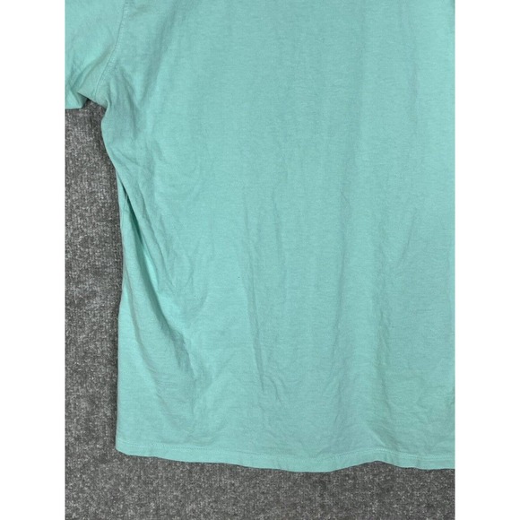 Life Is Good Classic Fit V-Neck FIND YOUR ANCHOR Top Womens Size Large Turquoise - Picture 12 of 16